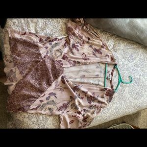 Pink and Purple Floral Kimono